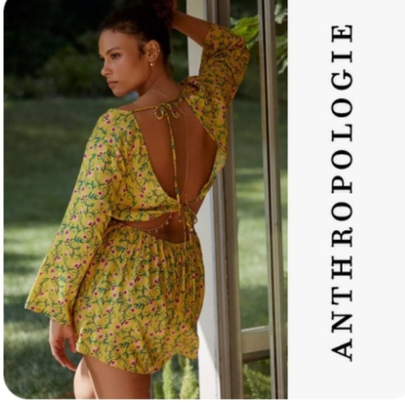 Anthropologie Pants - Anthropologie Magnolia romper new with tags size xlarge